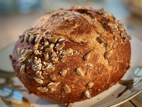 Spelt-honning stykke