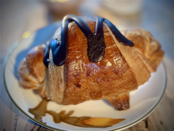 Croissant m. chokolade