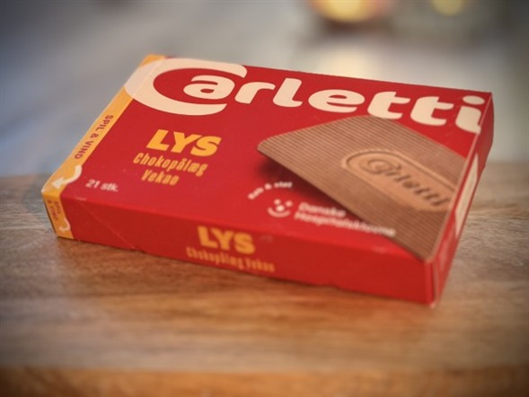 Pålægchokolade lys 73,5g